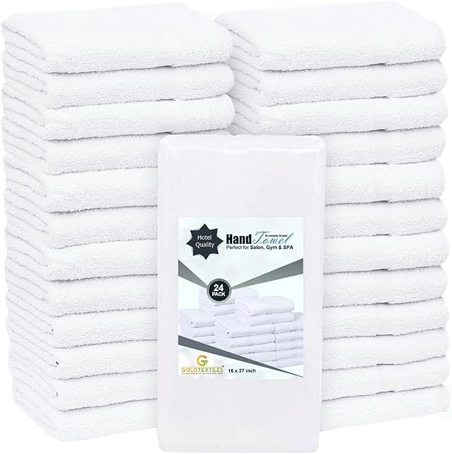 Cotton Blend Absorbent Hand Towels
