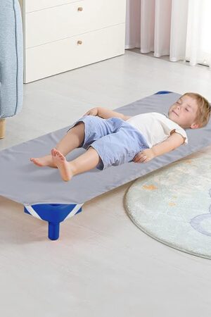 Cot Sheets for Daycare Standard Size, Children’s Naptime Cot Sheet,Breathable Microfiber Nap Sheet for Boys and Girls, 23" x 51", Grey