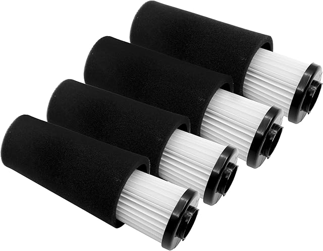 4 Pack Filters Compatible with Dirt Devil Style F112 Endura Replacement Odor Trapping Filter,UD20120NC, UD70161, UD70164, UD70174,Compares to AD47936