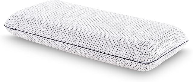 Vibe Essential Gel Memory Foam Pillow, King, White