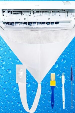 Ac Cleaning Kit, Air Conditioner Cleaning Kit, Ac Cleaning Bag, HVAC Cleaning Kit, Ac Cleaning Cover Bag, Large Size, Integrated Design for Easy Cleaning