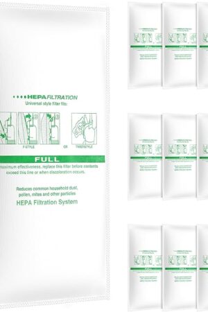 10 Pack 204814 HEPA Filter Plus Bags Compatible with Vacuums 205811 204811 Generation G3 G6 G7 G8 G9 G10 G11 G12 G10E G10SE Ultimate G Series, Diamond Edition, Sentria, Sentria II, Avalir, Avalir II