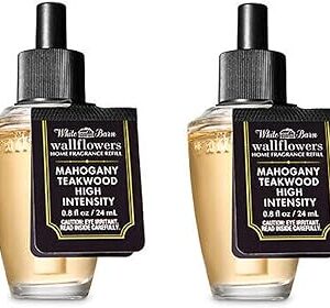Bath and Body Works 4 Pack Mahogany Teakwood Wallflowers Fragrance Refills
