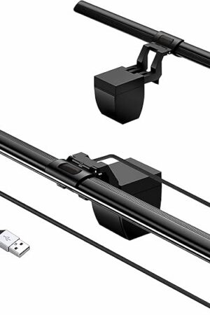Computer Monitor Light Bar, LED Screen Light Bar for Workspace, Dimmable Monitor Lamp, Button Control Monitor Lamp for Desk/Office/Home/Game, for Eye Caring