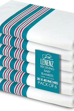 Baby Receiving Blankets 100% Cotton Flannel 30 x 40 inch 6