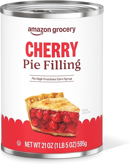 Amazon Grocery, Cherry Pie Filling, 21 Oz
