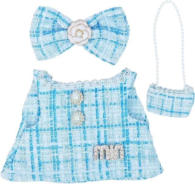The 3PCS Doll Clothes Set for 17cm Dolls - Premium Fashion Outfits with Accessories, Chic Doll Clothing Bundle, Just Clothes (NO Doll Included)