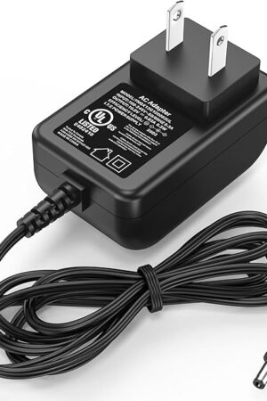 10V for Bissell 3182 3180 Charger Power Cord for Bissell Pet Stain Eraser 3180 3180C 3181 3182 Vacuum Cleaner, Power Adapter Charging Plug for Pet Stain Eraser 3182 with UL 6FT