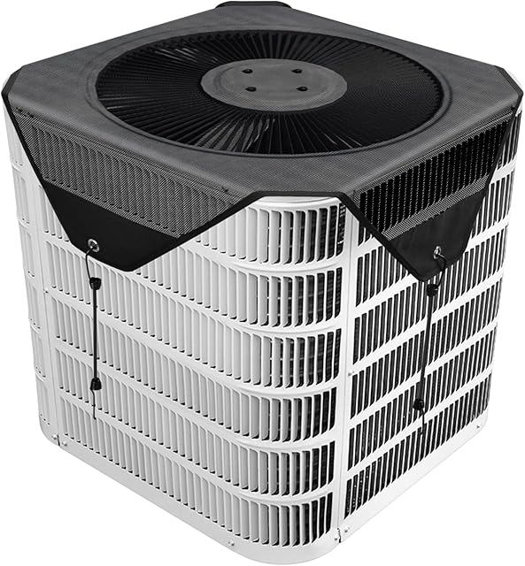 Air Conditioner Covers for Outside Units, 28" x 28" Central AC Cover, Top Universal Mesh Cover Defender for All Seasons
