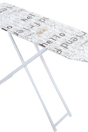 42 Inch Full Size Ironing Board,Foldable Ironing Board,Multi Functional Household Ironings Boards,Extended Ironings Boards Outside with Heat-Resistant Cover,Fast Delivery from USA White