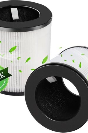 D09 Air Purifier Replacement Filters Compatible with Tailulu D09 Air Purifier Cleaner,for Home Large Room Up to 1500 Sq Ft 2 Pack