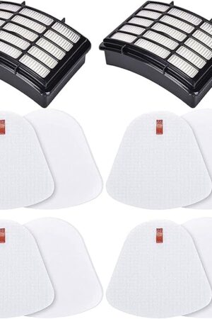 2 Hepa + 4 Foam & Felt Filters for Shark CU510 CU512 Lift-Away XL Upright Vacuum Accessories (2+4 filter)