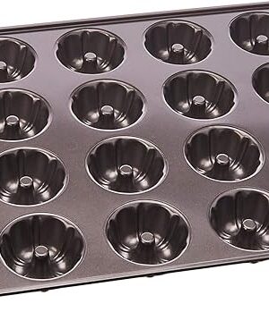 Wilton Perfect Results Premium Non-Stick Mega Mini Fluted Tube Pan, 20-Cavity