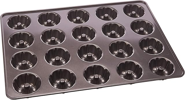 Wilton Perfect Results Premium Non-Stick Mega Mini Fluted Tube Pan, 20-Cavity