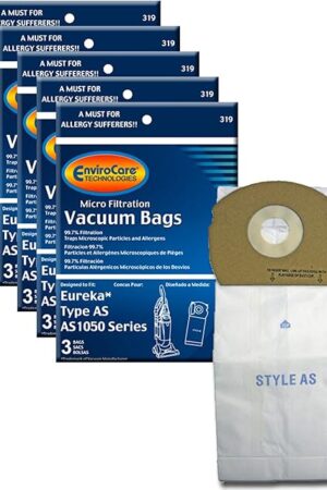 Envirocare Replacement Micro Filtration Vacuum Cleaner Dust Bags made to fit Eureka Type AS 15 pack