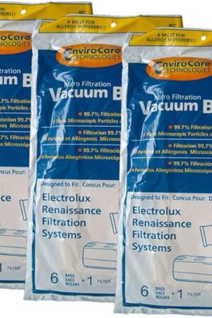 18 EnviroCare Replacement Designed To Fit Electrolux Renaissance Micro Filtration Style R Vacuum Bags + 3 Filters