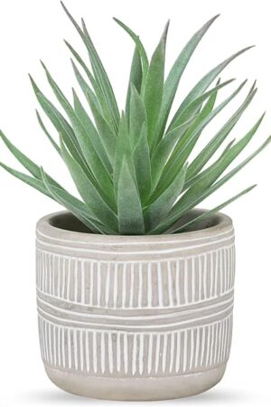 Der Rose Fake Succulents Plants Artificial Succulents in Pots for Room Home Bathroom Bedroom Office Boho Decor