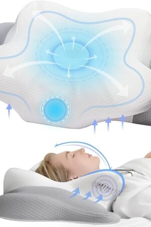 Cervical Pillow for Neck & Shoulder Pain Relief Sleeping - Ergonomic Contour Pillows - Memory Foam Pillow for Side, Back & Stomach Sleepers