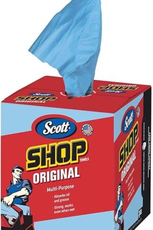 All States Ag Parts Parts A.S.A.P. Scott Blue Shop Towels in a Box - 200 Sheets