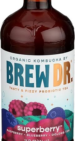 Brew Dr. Kombucha Superberry, 14 fl oz