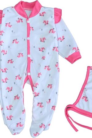 The Reborn Baby Dolls Clothes 20 inch Outfit Accessories Little Fox 2pcs Set for 17-22 Inch Reborn Doll Newborn Girl&Boy Clothing Set?Super Cute Little Fox Set 】