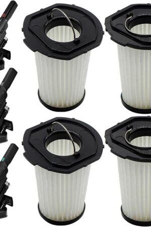 4 Pack HEPA Filter Compatible with Nicebay Vacuum Cleaner Cordless Handy Cleaner Models EV-H061