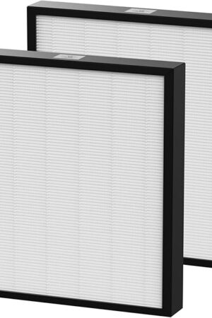 Compact HEPA Replacement Pre-Filter Compatible with Intellipure Compact Air Cleaner Purifier Filter, HEPA and Activated Carbon Filters, 2 Pack
