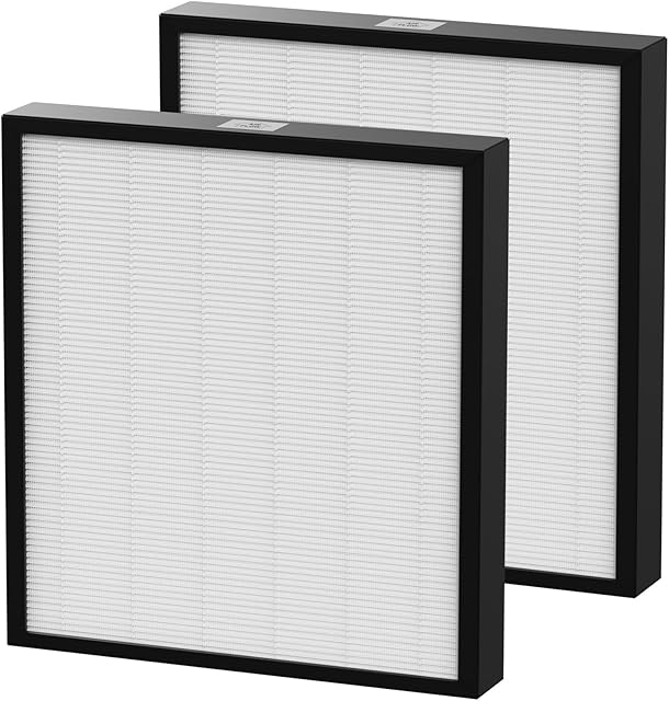 Compact HEPA Replacement Pre-Filter Compatible with Intellipure Compact Air Cleaner Purifier Filter, HEPA and Activated Carbon Filters, 2 Pack