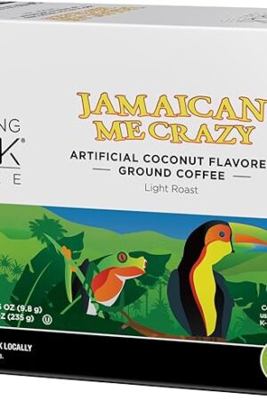 Wolfgang Puck Coffee, Keurig KCups for Keurig Brewers, White, Jamaican Me Crazy, 24 Count (Pack of 1)