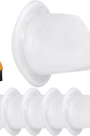 6 Pack Handheld Vacuum Filters Replacement for Black and Decker Dustbuster QuickClean Cordless HNVC215B10, Compatible with Hand Vacuums Models HNVCF10 HNVC220BCZ01 HNVC215BW52 Filter