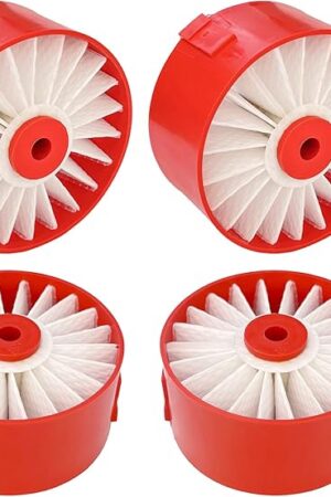 4 Pack N858184 HEPA Filters Replacement Compatible with Craftsman V20 Cordless Stick Vacuum CMCVS001D1, Vacuum Filter Fits for Black Decker BSVF1 BSV2020 BSV2020G BSV2020P Vacuum Cleaner