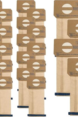 24-Pack Replacement Micro Filtration Vacuum Bags for electrolux Upright Style U & Aerus Vacuums | Fits Discovery II, Lux 4000, Ultralux, Genesis, Prolux, Epic 3500