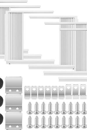 1 Set Window Air Conditioner Side Panels with Frame Window Ac Insulation Side Panel Air Conditioner Extender Panel for 10000 Btu Ac Preventing Noise
