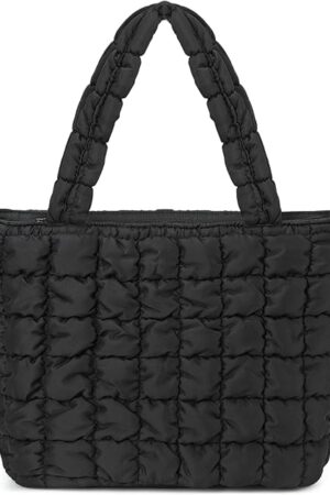 CAMTOP Lunch Box for Women Girls Insulated Cute Lunch Tote Bag Lunchbox Cooler Bag for Work Travel Picnic (Black)