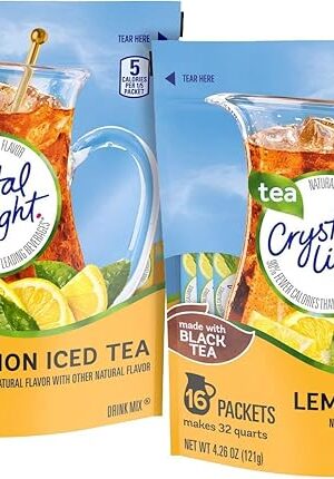Crystal Light Iced Tea Drink Mix - Lemon - 4.26 oz - 16 ct - 2 pk