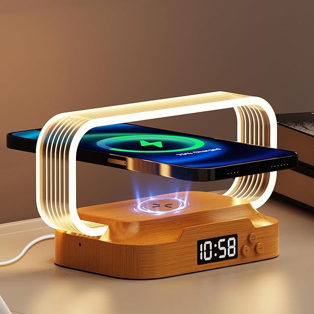 Donewin Small Nightstand Lamp, Small Table Lamp, Mini Night Light with 3 Color Modes