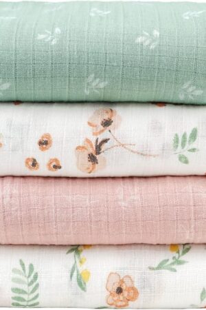 Viviland Muslin Swaddle Blanket Soft Silky & Breathable for Boys & Girls