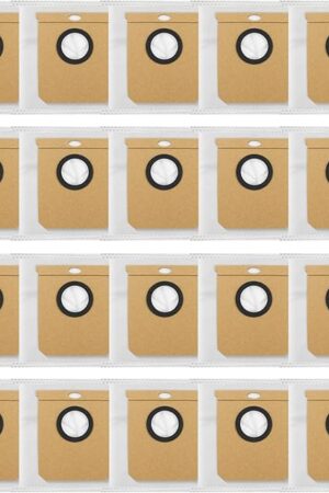 20 Pack Vacuum Dust Bags for Eufy L50 L60 Robot Vacuums Cleaner Self-Emptying Dock, Replacement Dust Bags with Self-Empty Station