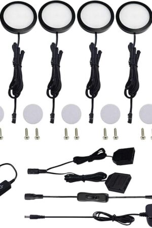 AIBOO Puck Lighting Kit with Touch Dimmer Switch