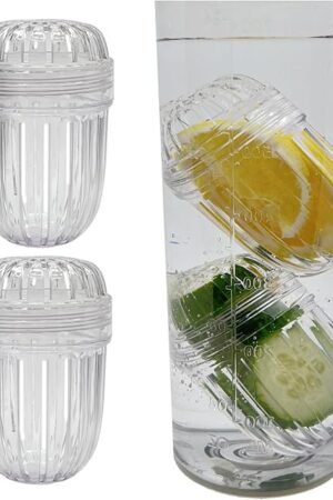 2PCS Fruit Infuser,Tea infuser for Wide Mouth Bottles.,Compatible with Stanley,Hydro Flask, Iron Flask,Takeya, ThermoFlask and Similar