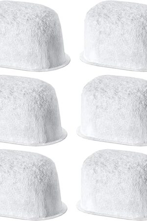 6 Pack of Replacement Breville* Water Filter for Breville* BWF100 BES870 BES810 BES990 BES980 BES920 BES900XL BES870XL BES860XL BES840XL BKC600XL(Activated Charcoal)