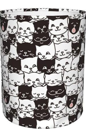 Collapsible Laundry Basket Cute Cat Large Organization Clothes Hampers Home Dorm Sundries Tote Storage Basket