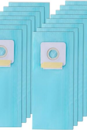 15 Pack Replacement Type A Vacuum Bags Compatible with Riccar Upright Vacuums 2000 4000 R100 R200 R300 R300C R500 R600 R700 R800 R800C 5000 6000 Series