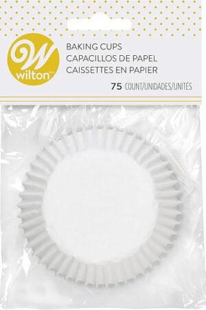 Wilton White Standard 75 Baking Cups, Single Pack