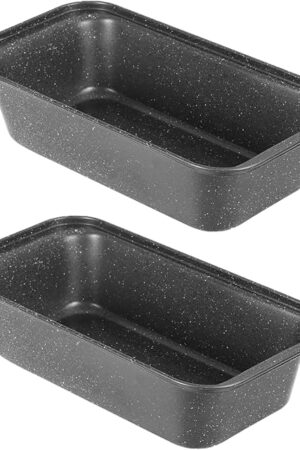 8x4 Loaf Pan - Carbon Steel Bread Baking Pans for Homemade Bread Banana Bread, Sourdough, Pound Cake | Nonstick, Oven Safe, Easy Release