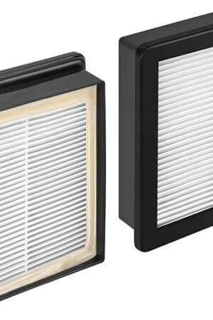 107315 Vacuum HEPA Filter Replacement Proteam Super Coach Pro 6, Super Coach Pro 10,GoFree Flex Pro, and ProVac FS 6 Vacuum Compatible with ProTeam Twin Pack Filter- 2 Pack