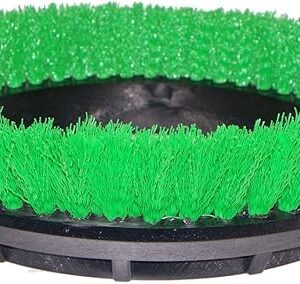 Bissell BigGreen Commercial 237.057BG Scrub Brush, 0.015" Bristle Diameter Crimped Polypropylene for BGEM9000 Easy Motion Floor Machine, 12", Green