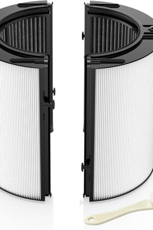 360° Combi 2-IN-1 HEPA + Carbon Filter for Dyson TP09 TP07 TP06 TP04 TP10 TP4A TP7A HP04 HP06 HP07 HP09 HP10 HP4A HP7A PH01 PH02 PH03 PH04 PH3A DP04 Air Purifier, #965432-01