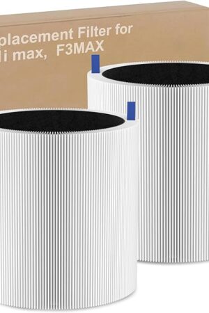 311i Max Replacement Filter Compatible with Blueair Blue Pure 311i Max Air Purifier, 2 Pack H13 True HEPA with Activated Carbon Air Filter for Blue Pure 311i Max, Compare to part #F3MAX