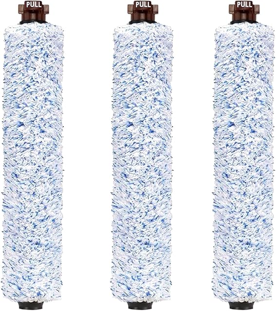 3 Pack Replacement 1926 CrossWave Wood Floor Brush Roll, Brush Replacement Parts for Bissell CrossWave Pet Pro 1785, 2306A Cordless Wet Dry Vac, Replace Part# 1608022 &160-8022.